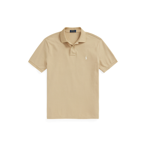Custom Slim Fit Mesh Polo Shirt