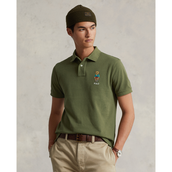 Custom Slim Fit Polo Bear Polo Shirt Polo Ralph Lauren 1