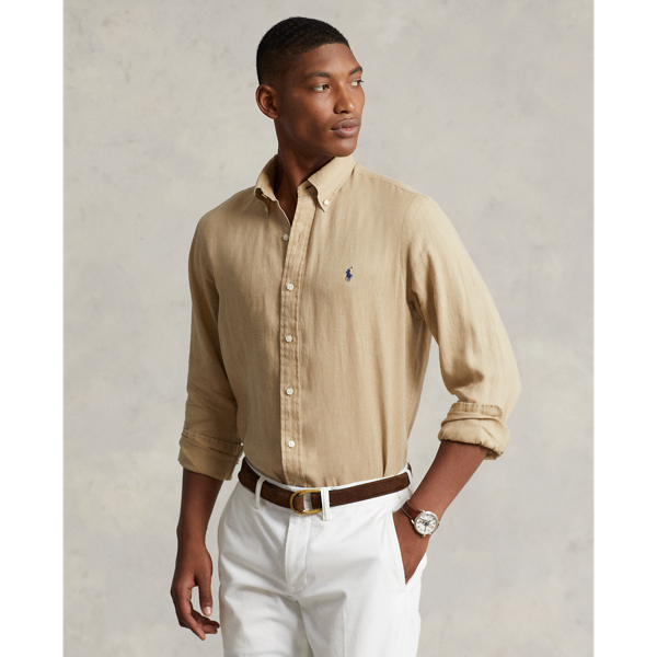 Classic Fit Linen Shirt Polo Ralph Lauren 1