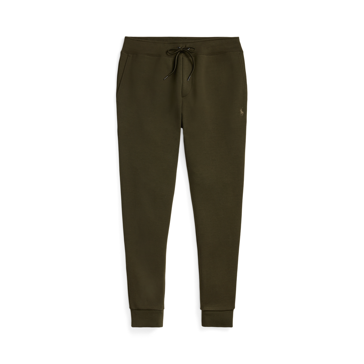 New Polo Ralph Lauren Men's Black Double Knit Jogger Pants M Black JL1523