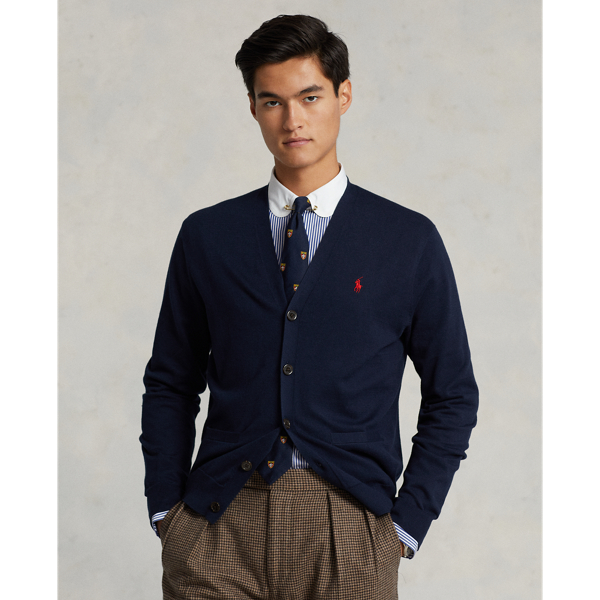 Cotton V-Neck Cardigan Polo Ralph Lauren 1