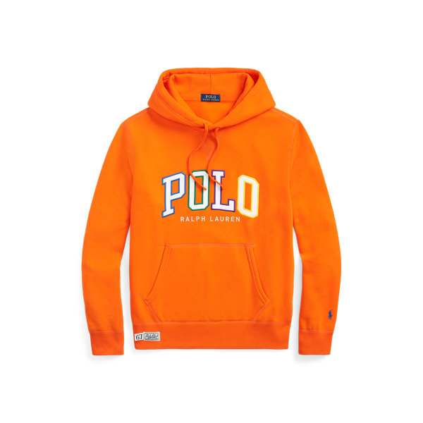 Buy Polo Ralph Lauren Men Navy Monogram Fleece Hoodie Online