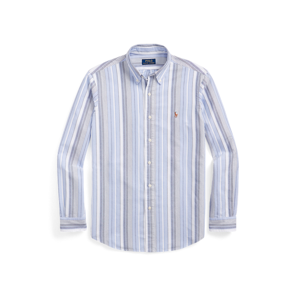 Classic Fit Striped Oxford Shirt