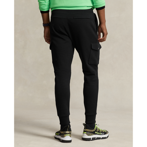 Polo Ralph Lauren double knit cargo sweatpants in black