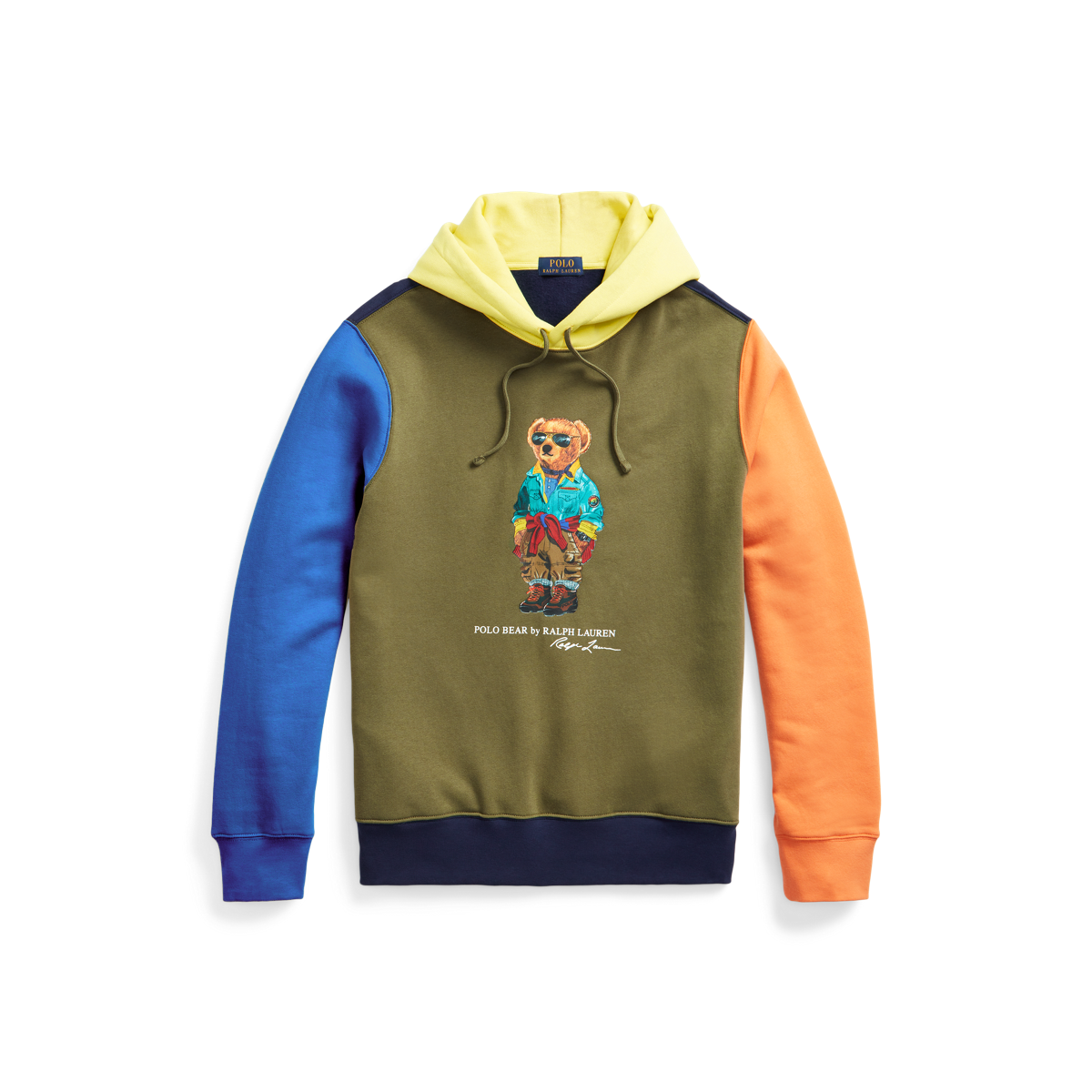 Polo Bear Color-Blocked Fleece Hoodie | Ralph Lauren