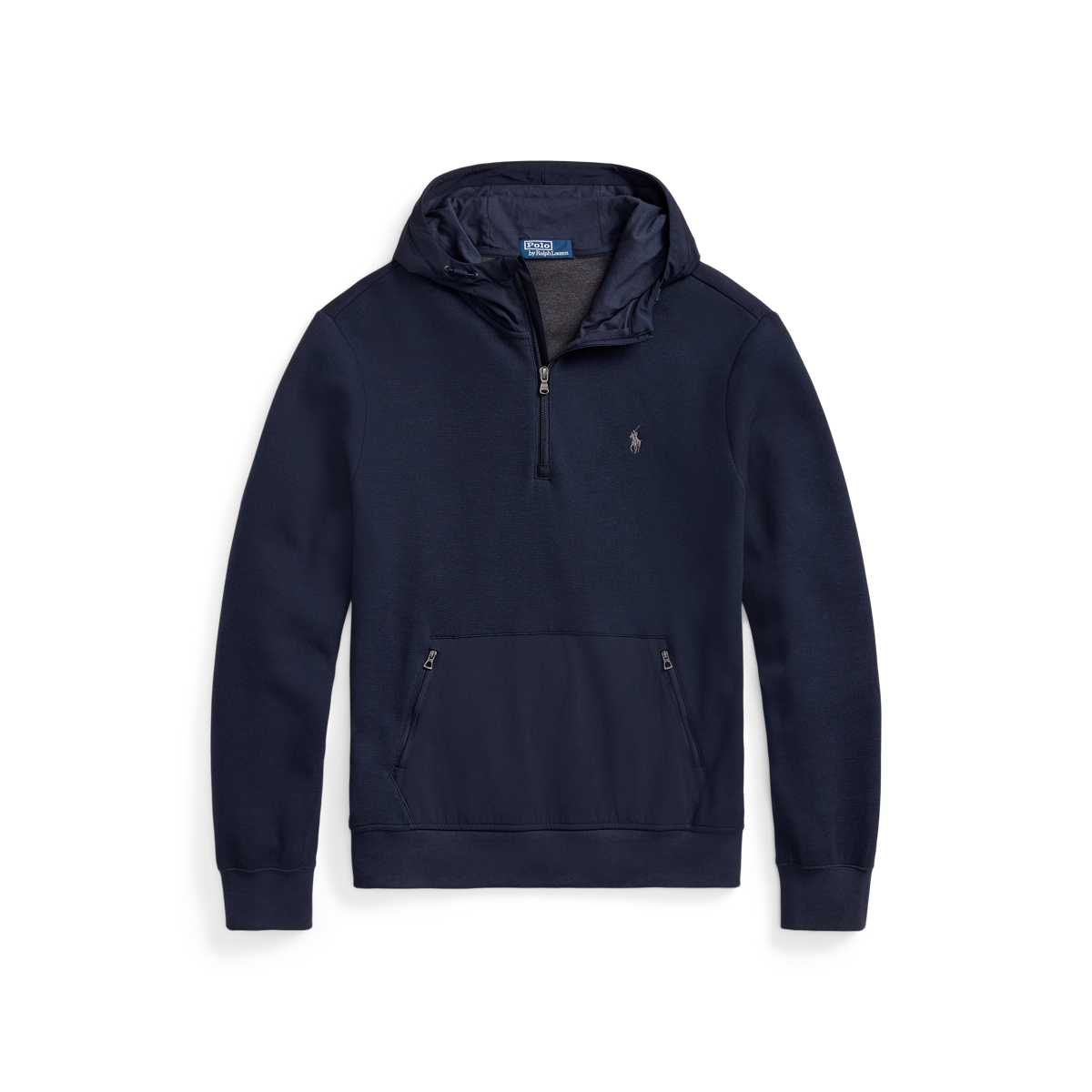 Ralph lauren double top knit quarter zip sweatshir