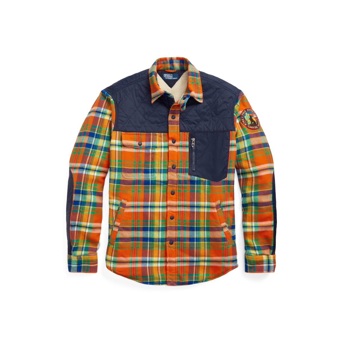 Polo ralph lauren plaid hybrid coat sale