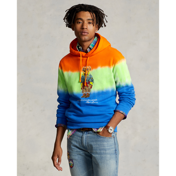 Polo Bear Tie-Dye Fleece Hoodie | Ralph Lauren