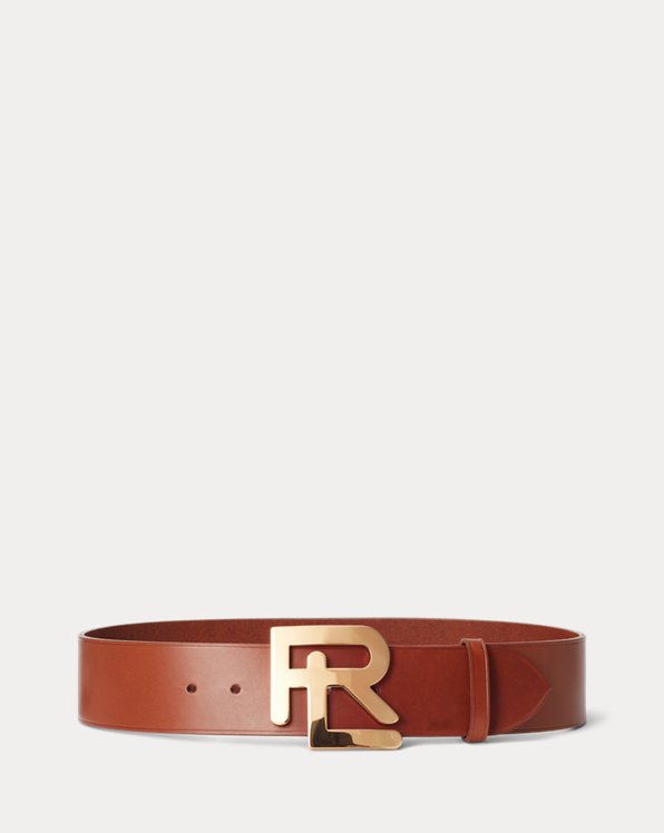 RL Vachetta Leather Wide Belt