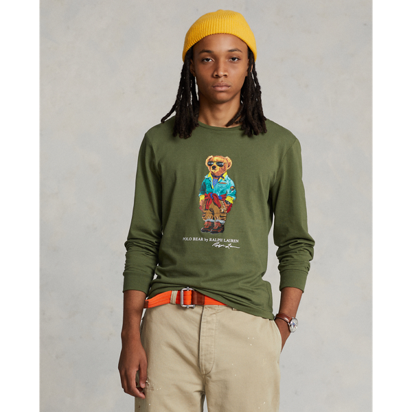 Custom Slim Polo Bear Jersey T-Shirt Polo Ralph Lauren 1