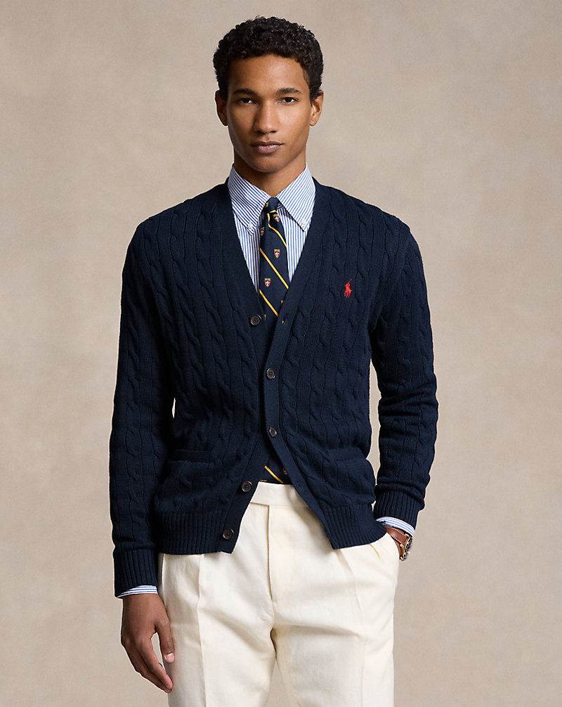 Cable-Knit Cotton Cardigan Polo Ralph Lauren 1