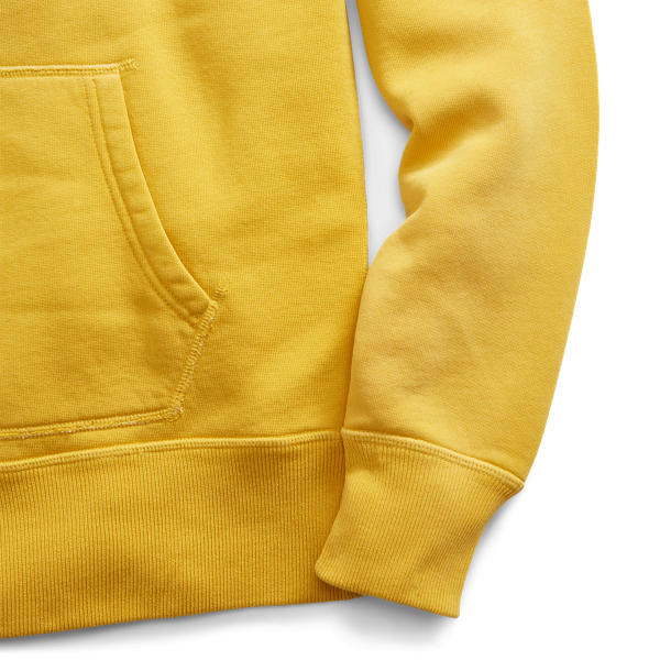 RRL Garment-Dyed Fleece Hoodie 4