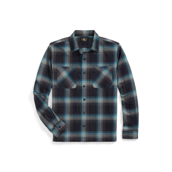 Plaid Jaspe Twill Camp Workshirt