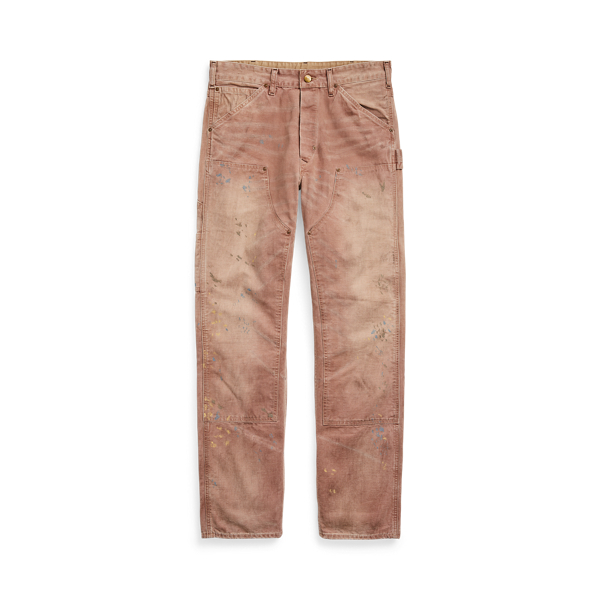 Distressed Canvas Carpenter Trouser