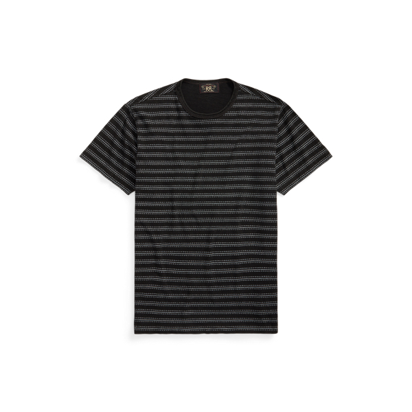 Indigo Striped Jersey T-Shirt