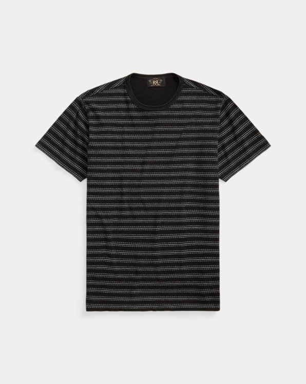 Indigo Striped Jersey T-Shirt