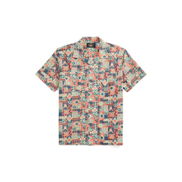 Print Woven Camp Shirt