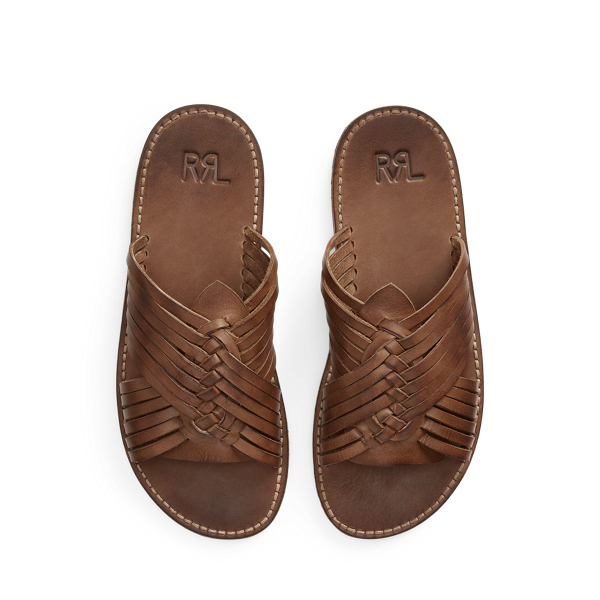 Braided leather online sandals mens