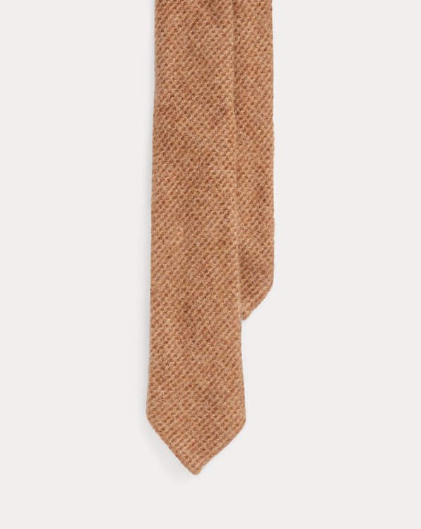 Brushed Wool Tweed Tie
