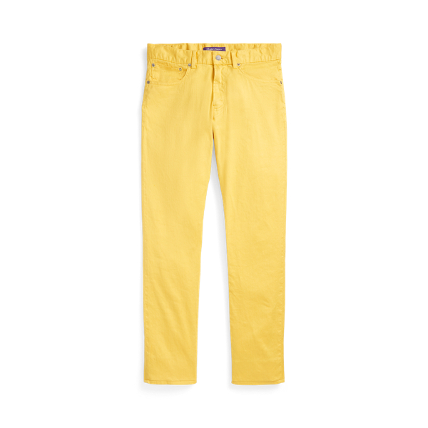 Slim Fit Linen-Cotton Stretch Jean