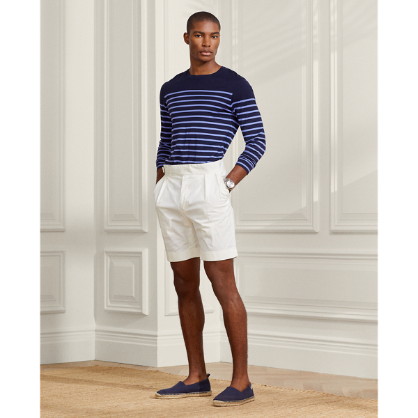 Purple Label Striped Lisle Long-Sleeve T-Shirt 3