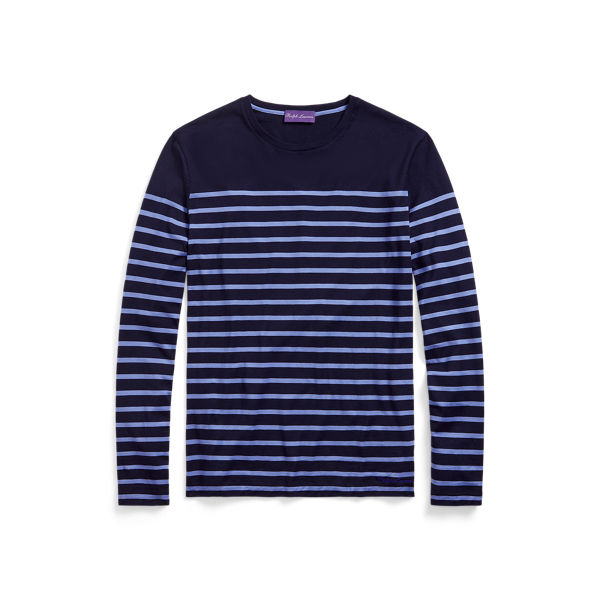 Striped Lisle Long-Sleeve T-Shirt