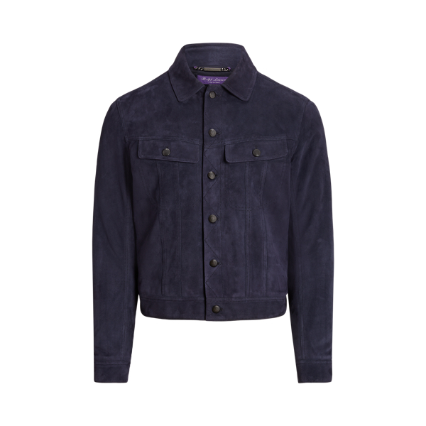 Purple trucker deals jacket