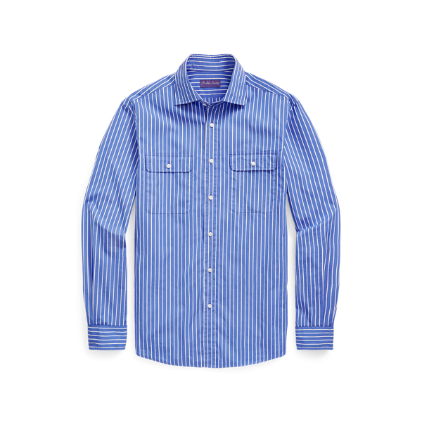 Striped Washed Poplin Shirt