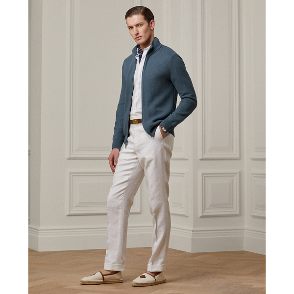 Purple Label Silk-Cotton Full-Zip Jumper 3