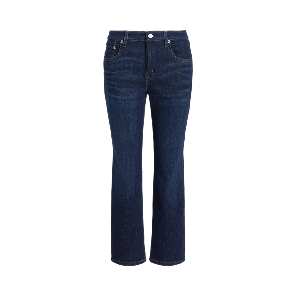 Mid-Rise Crop Flare Jean