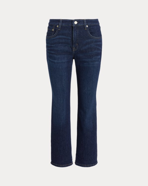 Mid-Rise Crop Flare Jean
