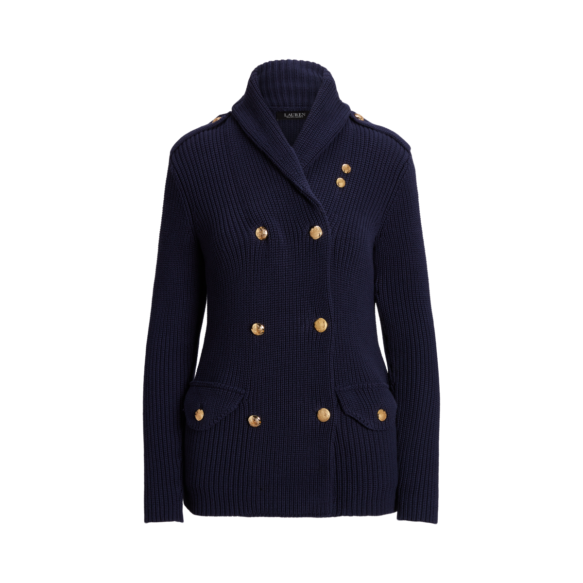 Double-Breasted Knit Coat | Ralph Lauren