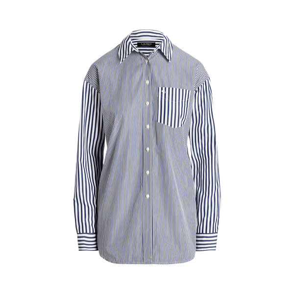 Striped Cotton Broadcloth Shirt
