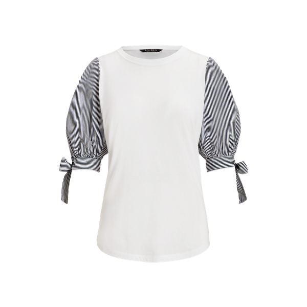 Jersey Puff-Sleeve Tee