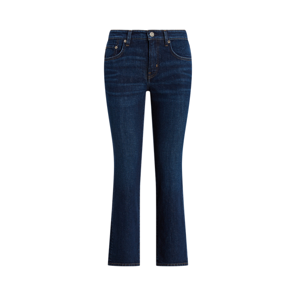 Mid-Rise Straight Ankle Jean