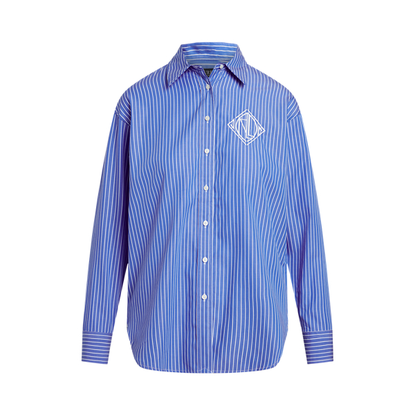 Striped Cotton Broadcloth Shirt