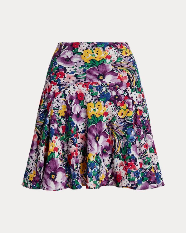 Floral Georgette Skirt