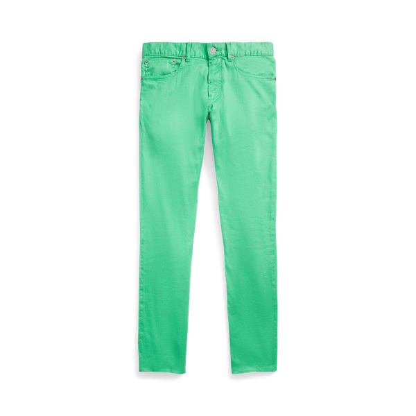 Slim Fit Linen-Cotton Stretch Jean