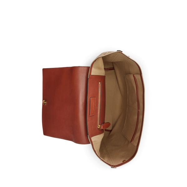 Welington Canvas and Calfskin Backpack