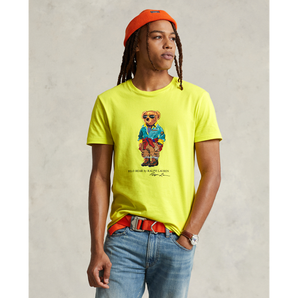 Custom Slim Fit Polo Bear Jersey T-Shirt Polo Ralph Lauren 1