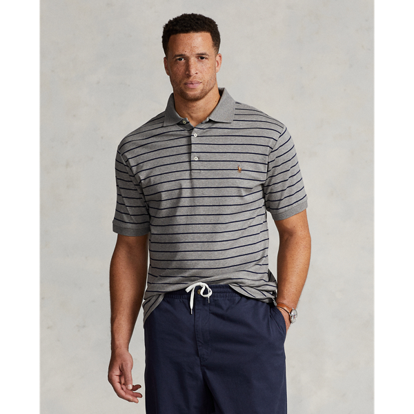Striped Soft Cotton Polo Shirt