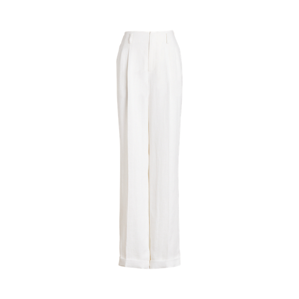 Stamford Pleated Linen Trouser