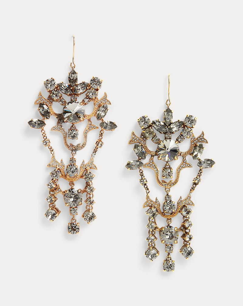 Multi-Crystal Earrings Ralph Lauren Collection 1