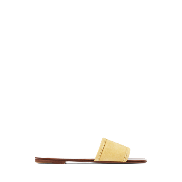 Andela Calf-Suede Slide Sandal