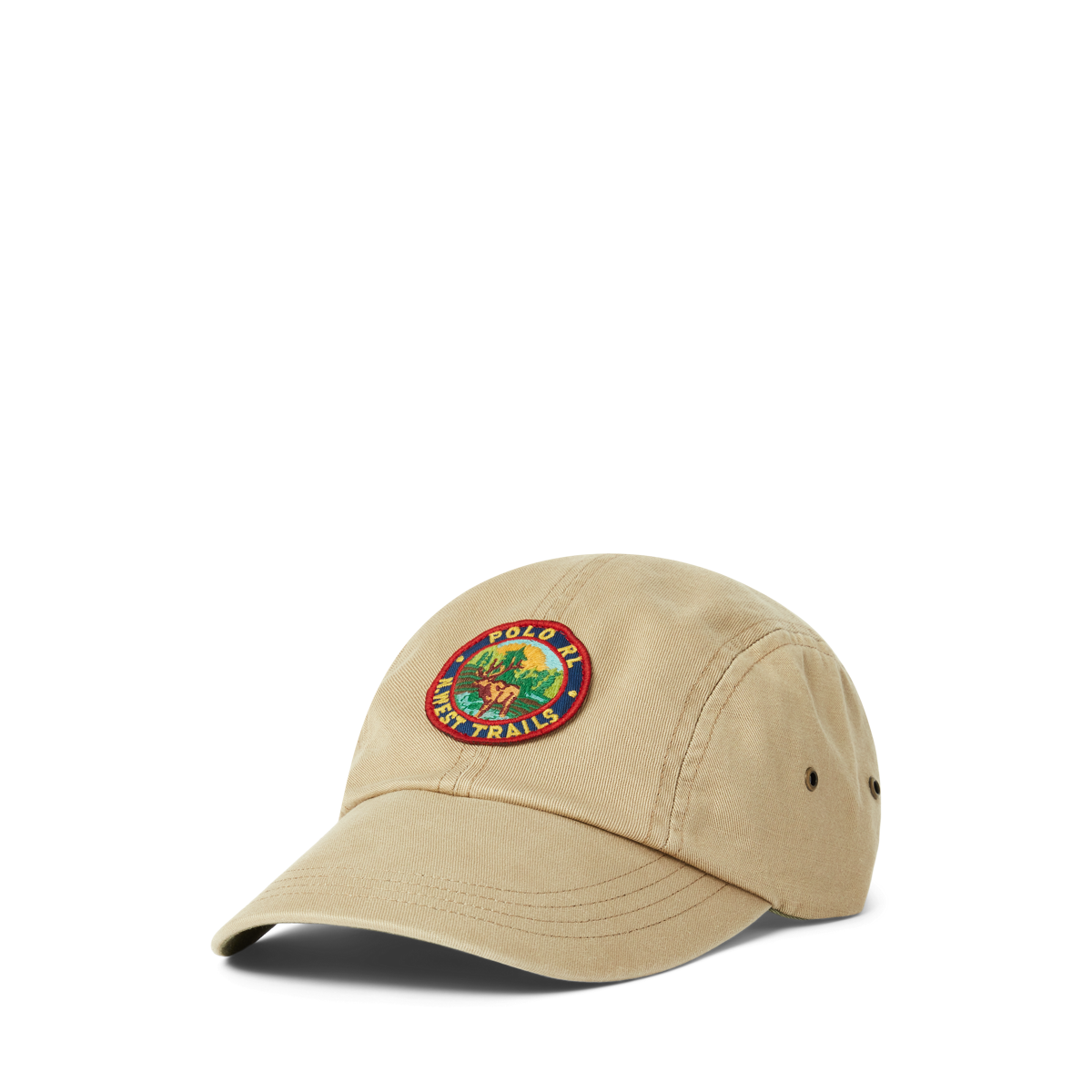 Deer-Patch Twill Long-Bill Cap