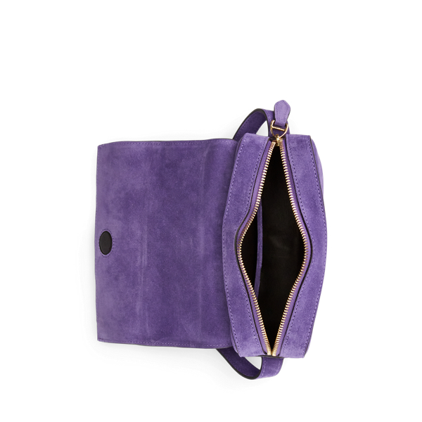 Ralph Lauren Collection Suede Welington Crossbody Bag 4
