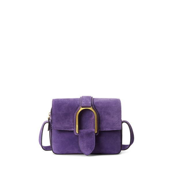 Suede Welington Crossbody Bag