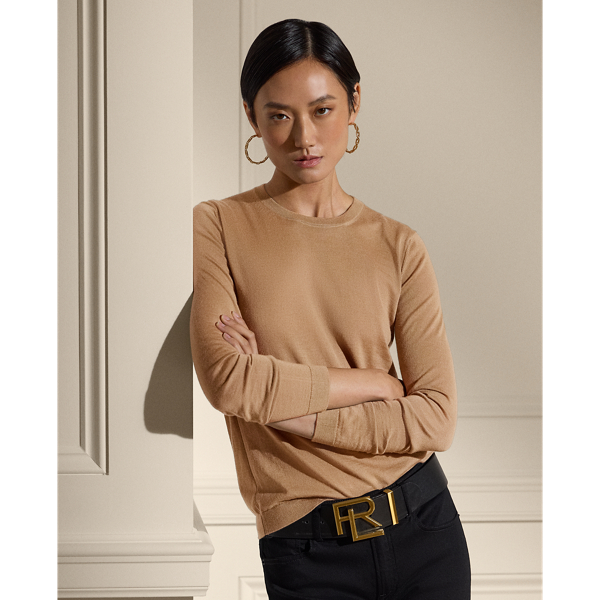 Cashmere Jersey Crewneck Jumper