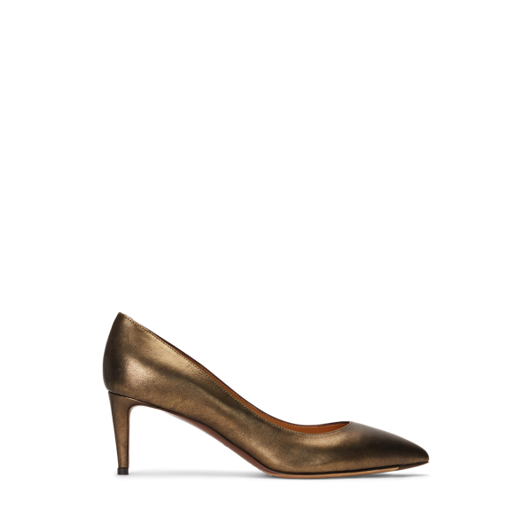 Dinah Metallic Calfskin Pump