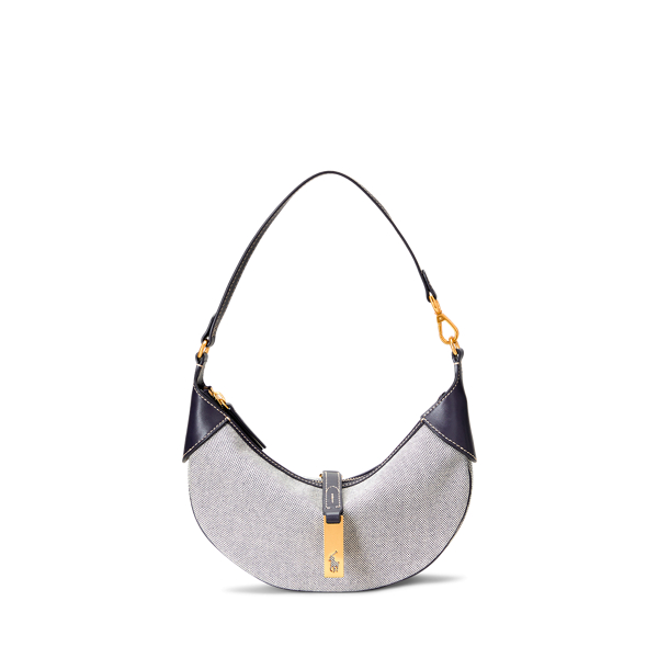 Polo ID Canvas-Leather Mini Shoulder Bag
